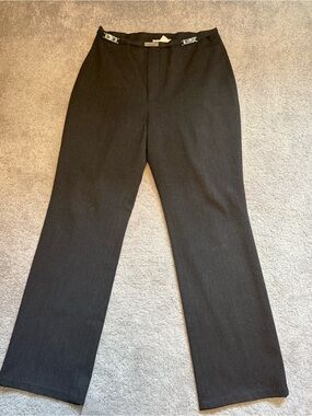 Vertigo Paris Women's Dark Grey Boot Cut Trousers
